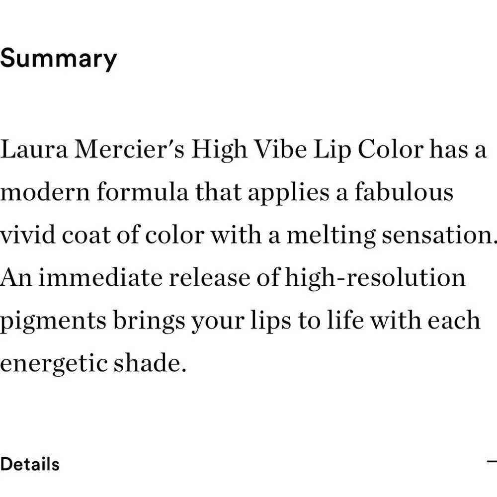 🌻 Laura Mercier 103 Peek (chestnut rose) High Vibe Lip Color New Full Size
